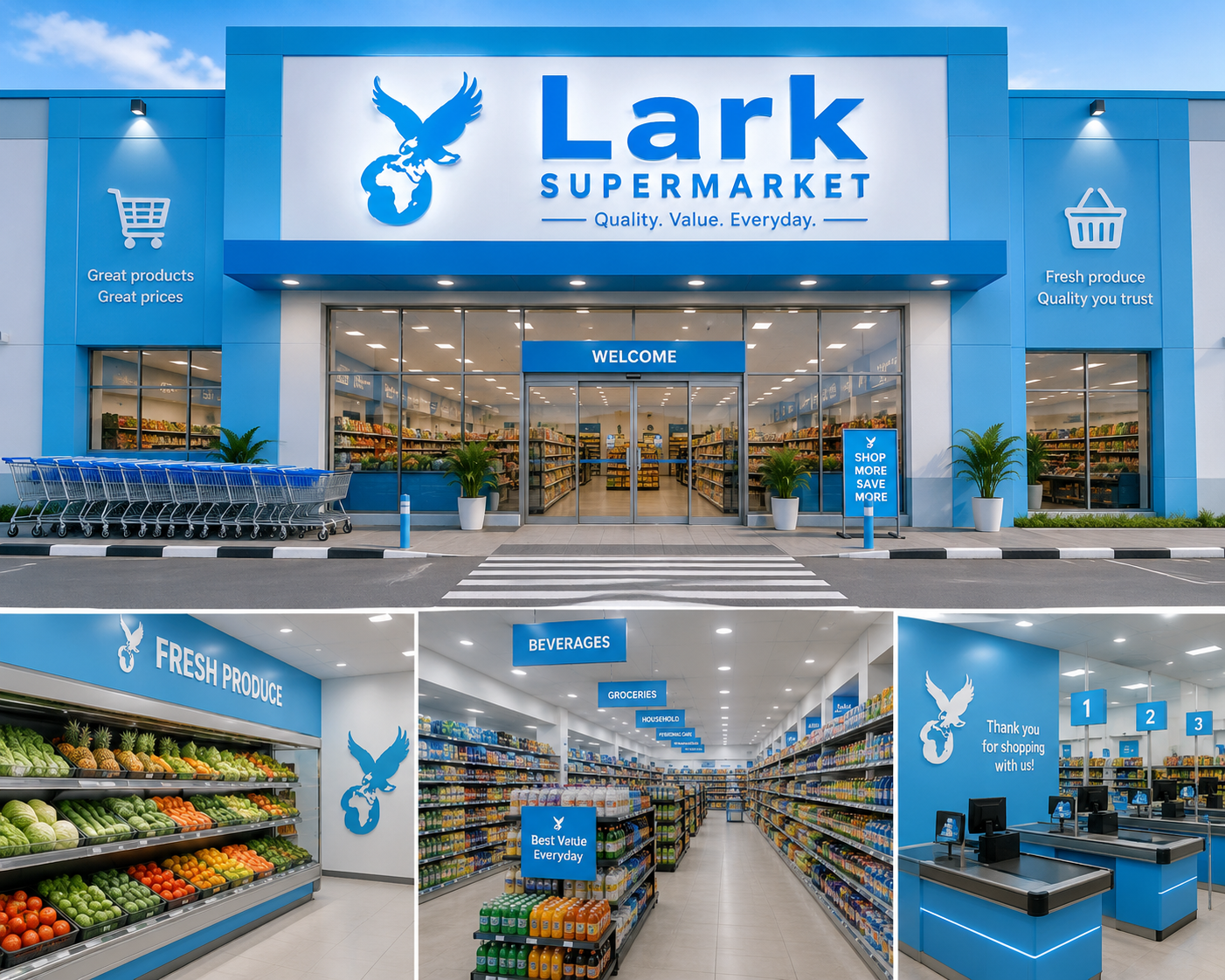 Supermarket & Real Estate
